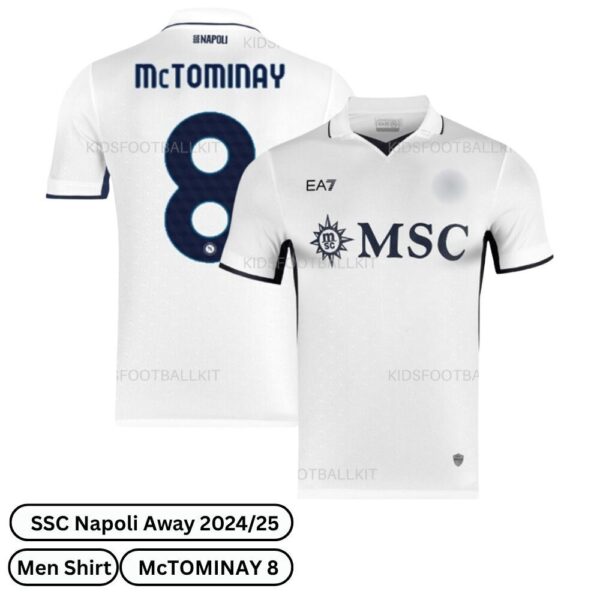 SSC Napoli Away Men Football Shirt 2024_25 – McTOMINAY 8-over view-b