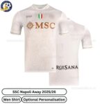 SSC Napoli Away Men Football Shirt 2025_26-over view-b