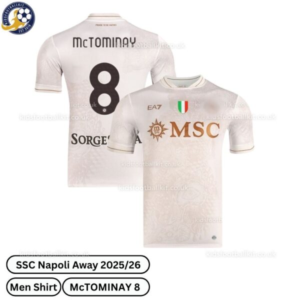 SSC Napoli Away Men Football Shirt 2025_26 – McTOMINAY 8-over view-b