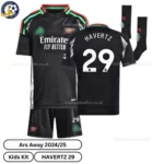 Arsen^_^aI Away Kids Football Kit 2024/25 – HAVERTZ 29 (With Socks) - blur