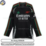 Arsen^_^aI Away Men Football Shirt 2024/25 (Long Sleeve) - blur