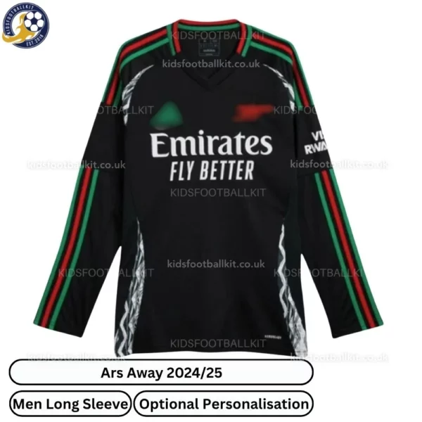 Arsen^_^aI Away Men Football Shirt 2024/25 (Long Sleeve) - blur
