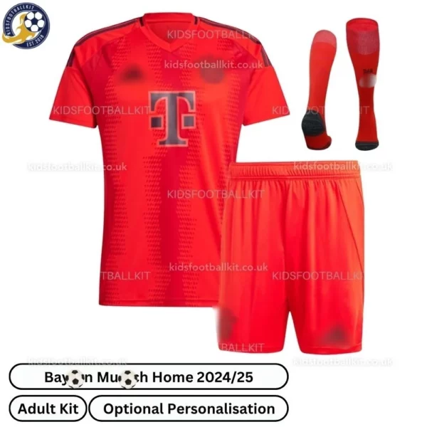 Bay^_^rn Home Adult Football Kit 2024_25 (With Socks)