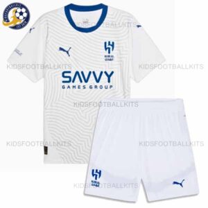 Al Hilal Away Kids Football Kit 24/25