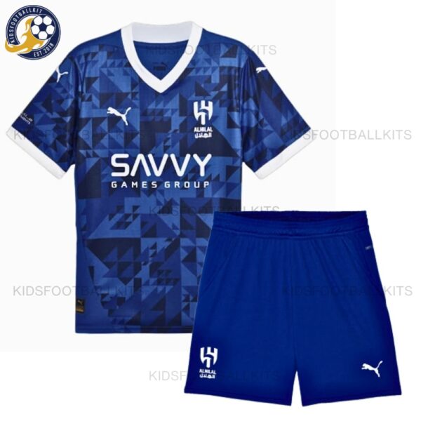 Al Hilal Home Kids Football Kit 24/25