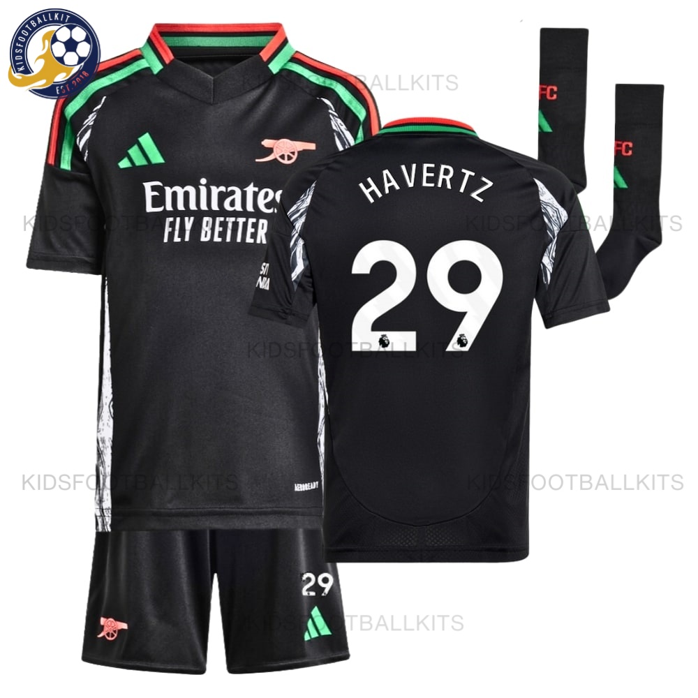 Arsenal HAVERTZ 29 Away Kids Football Kit 2024/25