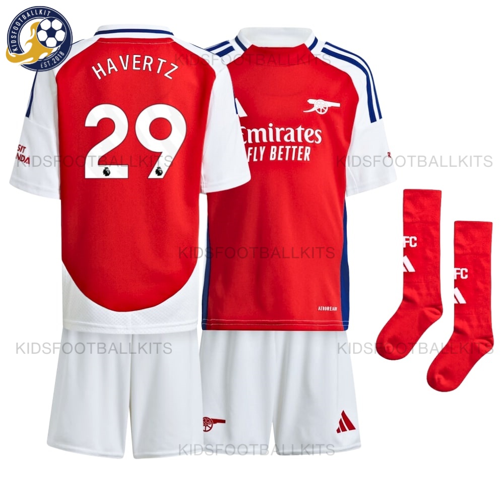 Arsenal HAVERTZ 29 Home Kids Football Kit 2024/25