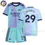 Arsenal HAVERTZ 29 Third Kids Football Kit 2024/25 (No Socks)