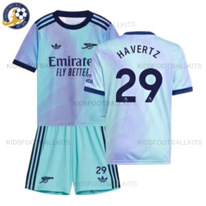 Arsenal HAVERTZ 29 Third Kids Football Kit 2024/25