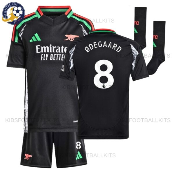 Arsenal ODEGAARD 8 Away Kids Football Kit 2024/25