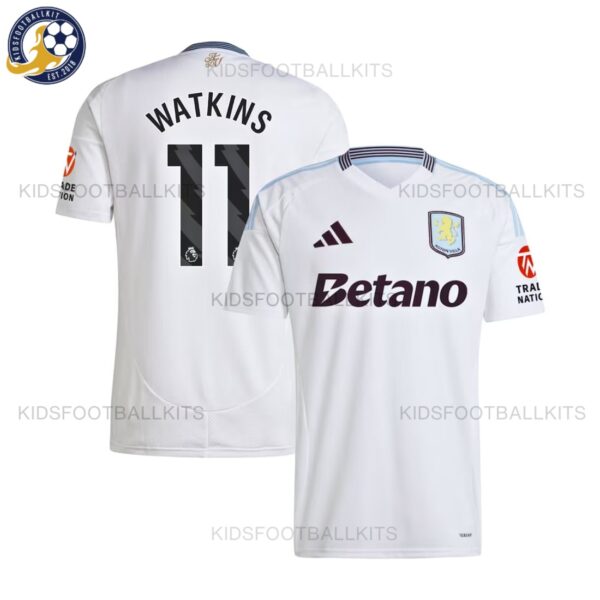 Aston Villa WATKINS 11 Away Men Football Shirt 2024/25