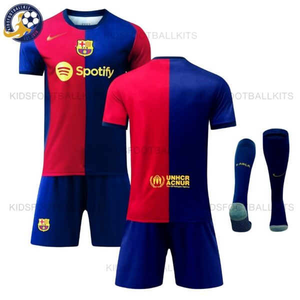 Barcelona Home Kids Football Kit 24/25