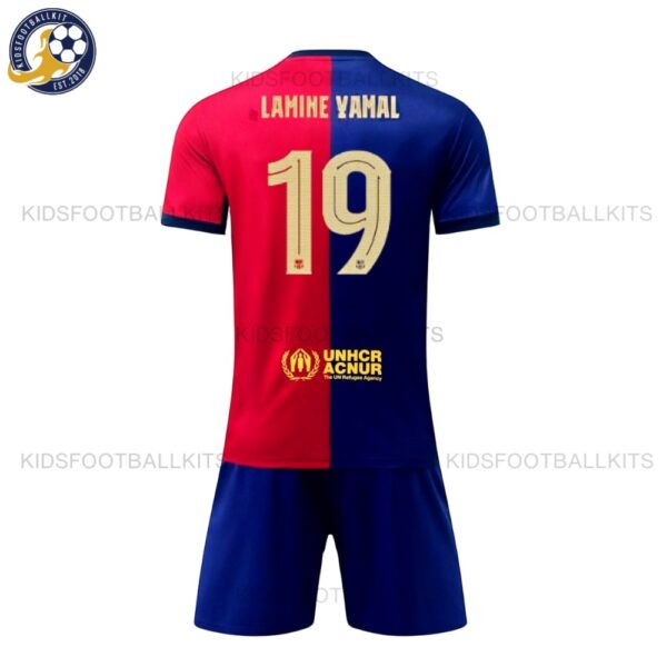 Barcelona LAMINE YAMAL 19 Home Kids Football Kit 24/25