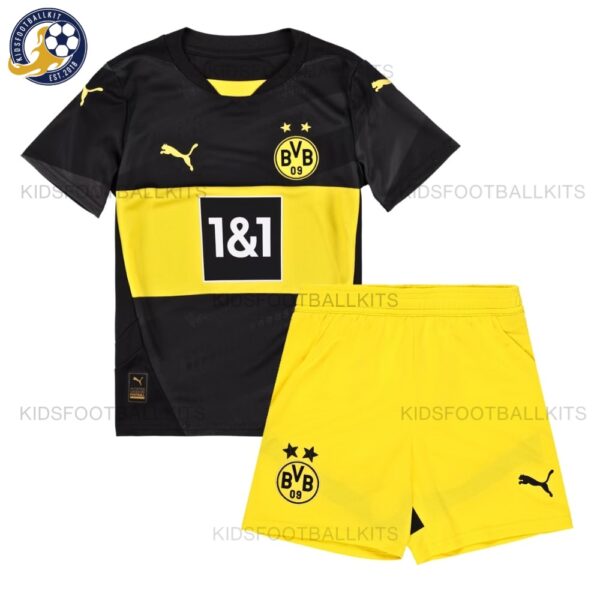 Dortmund Away Kids Football Kit 24/25