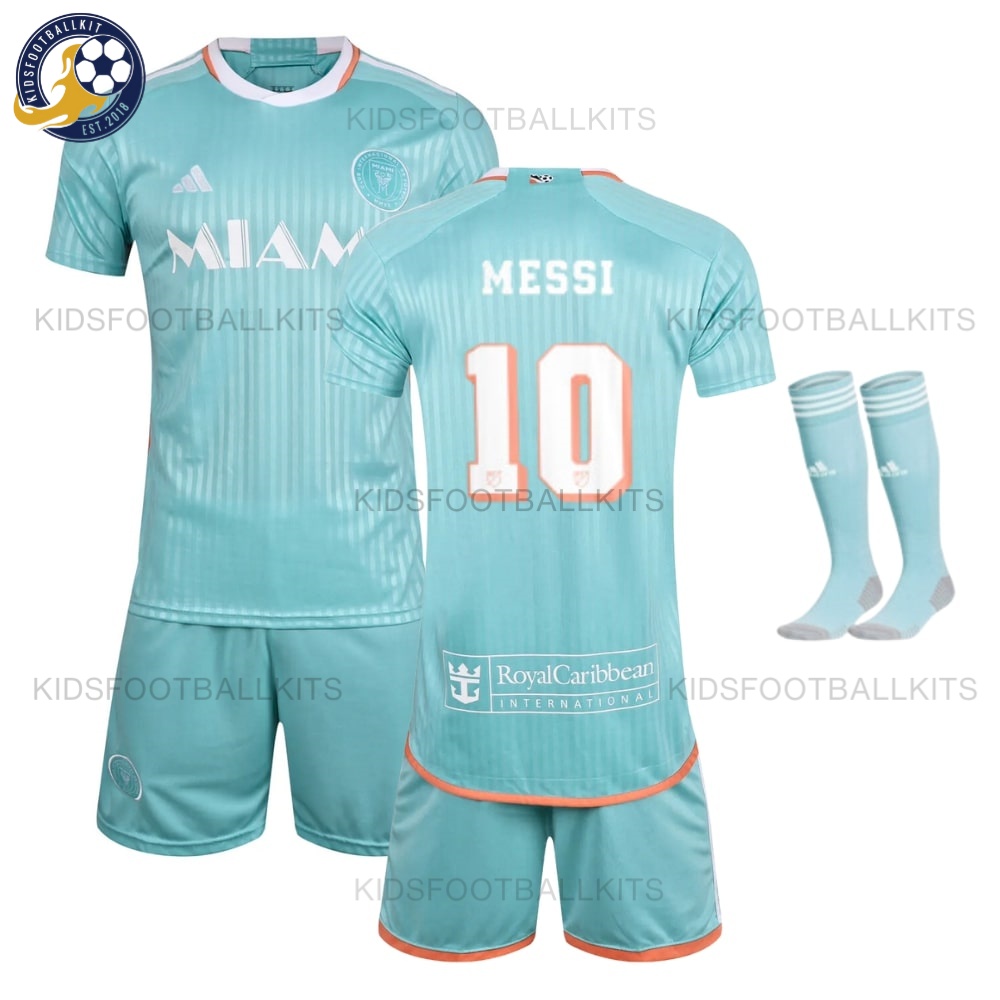 Inter Miami MESSI 10 Third Kids Football Kit 2024/25