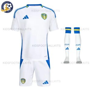 Leeds Utd Home Kids Football Kit 2024/25