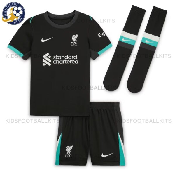 Liverpool Away Kids Football Kit 24/25