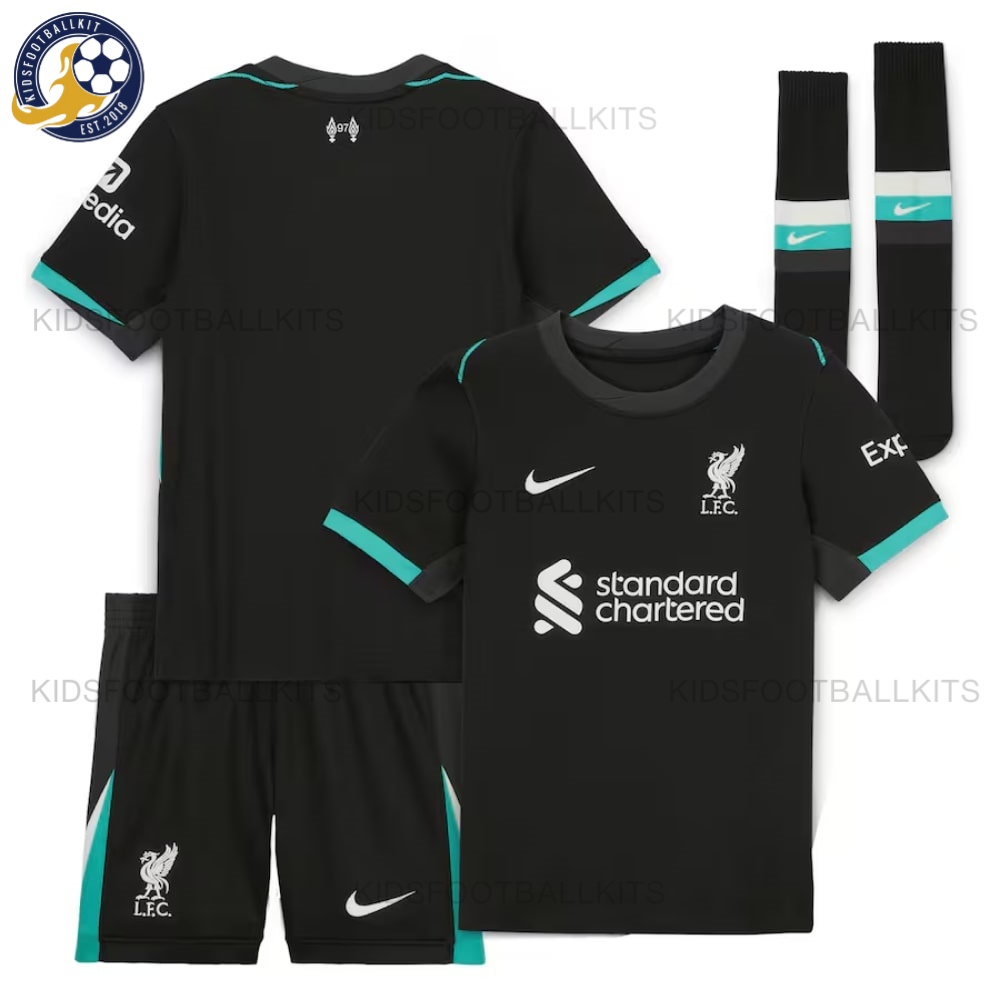 Liverpool Away Kids Football Kit 24/25