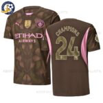 Manchester City CHAMPIONS 24 Coffee Goalkeeper Men Football Shirt 2024/25