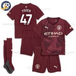 Manchester City FODEN 47 Third Kids Football Kit 2024/25 (With Socks)