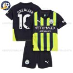 Manchester City GREALISH 10 Away Kids Football Kit 2024/25 (No Socks)