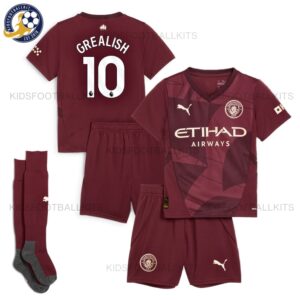 Manchester City GREALISH 10 Third Kids Kit 2024/25