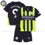 Manchester City HAALAND 9 Away Kids Football Kit 2024/25 (No Socks)