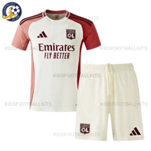 Lyonnais Third Kids Football Kit 24/25