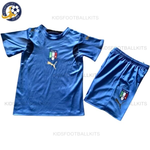 Retro Italy Home Kids Football Kit 2006