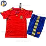 Retro Spain Home Kids Football Kit 2010 (No Socks)