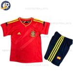 Retro Spain Home Kids Football Kit 2012 (No Socks)