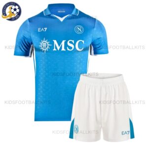 Napoli Home Kids Football Kit 24/25