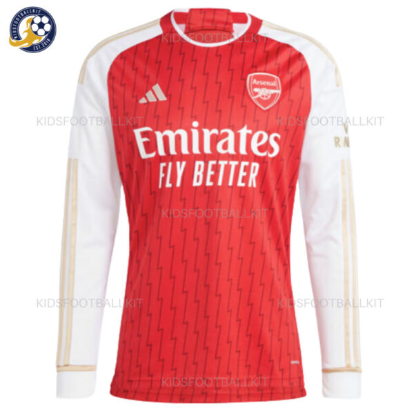 Arsenal Home Men Football Shirt 23/24 Long Sleeve