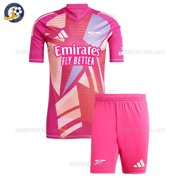 Arsenal Pink Goalkeeper Kids Kit 2024/25