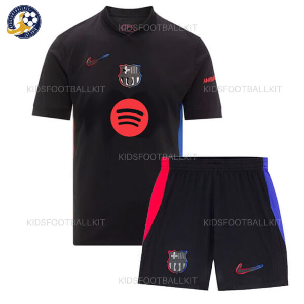 Barcelona Away Kids Football Kit 24/25