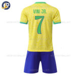 Brazil Home Kids Football Kit 24/25 VINI JR. 7