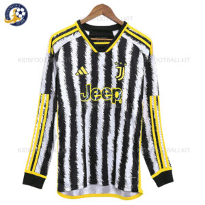 Juventus Home Men Shirt 23/24 Long Sleeve