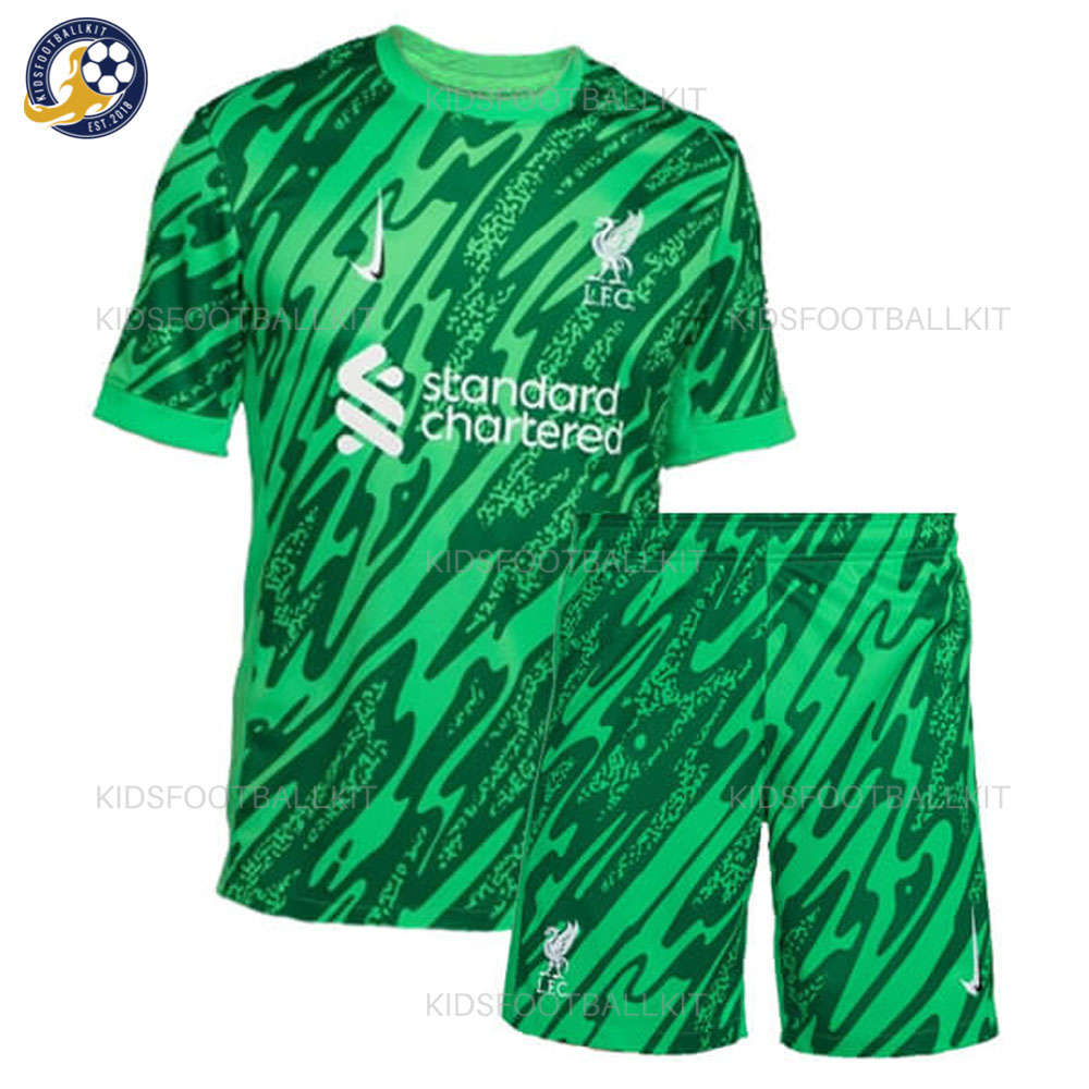 Liverpool Green Goalkeeper Kids Kit 24 25 Best Price 2024