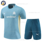 Olympique Marseille Blue Training Kids Football Kit 2024/25 (No Socks)