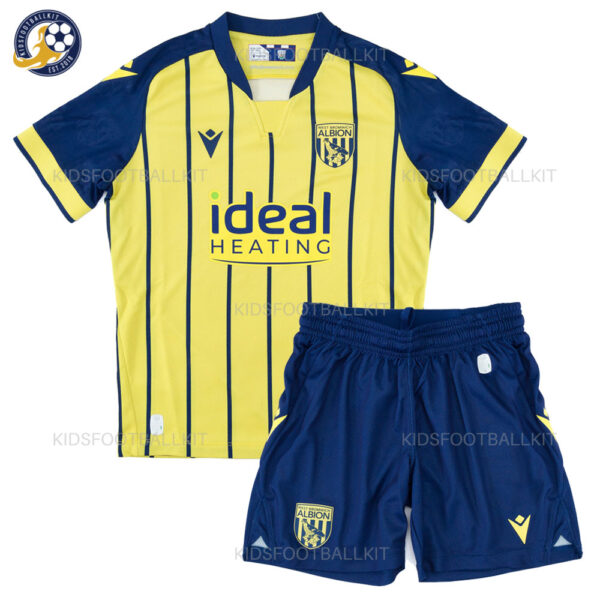 West Bromwich Away Kids Football Kit 24/25