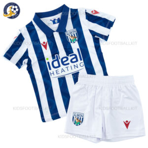 West Bromwich Home Kids Football Kit 24/25