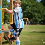 Argentina Home Kids Kit Messi 10 - AI GEN
