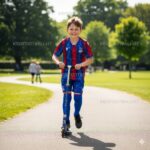 Crystal Palace Home Kids Football Kit 2024/25 - AI GEN
