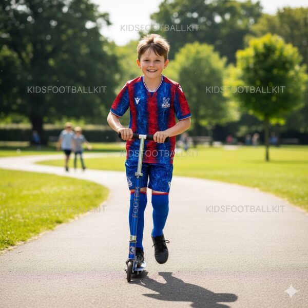 Crystal Palace Home Kids Football Kit 2024/25 - AI GEN