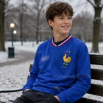 France Home Men Football Shirt 2024 (Long Sleeve)