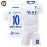 Al Hilal Away Kids Football Kit 2024/25 NEYMAR jR 10 Printed (No Socks)