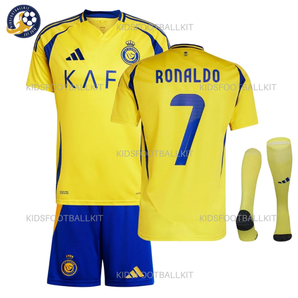 Al Nassr RONALDO 7 Home Adult Football Kit 2024 25 With Socks