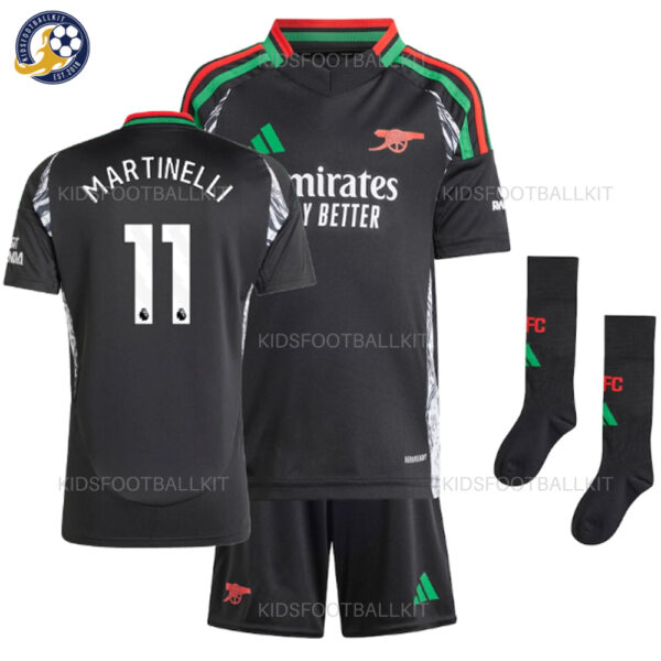 Arsenal MARTINELLI 11 Away Kids Kit 2024/25