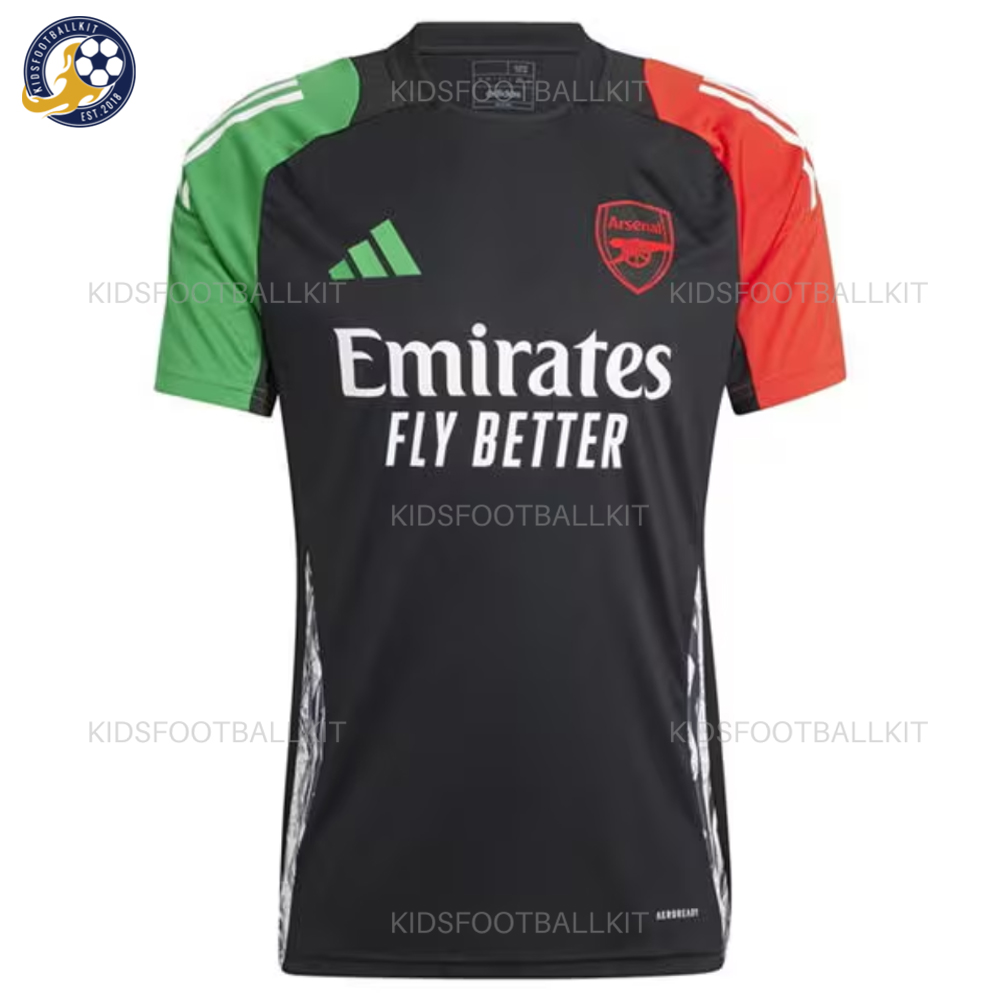 Arsenal Black Training Men Football Shirt 24/25