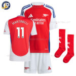 Arsenal MARTINELLI 11 Home Kids Football Kit 2024/25 (WIth Socks)